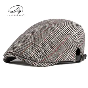 Women Plaid Duckbill Cap Spring Summer Thin Breathable — feature 11