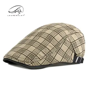 Women Plaid Duckbill Cap Spring Summer Thin Breathable — feature 15