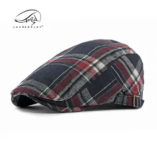 Women Plaid Duckbill Cap Spring Summer Thin Breathable — feature 7