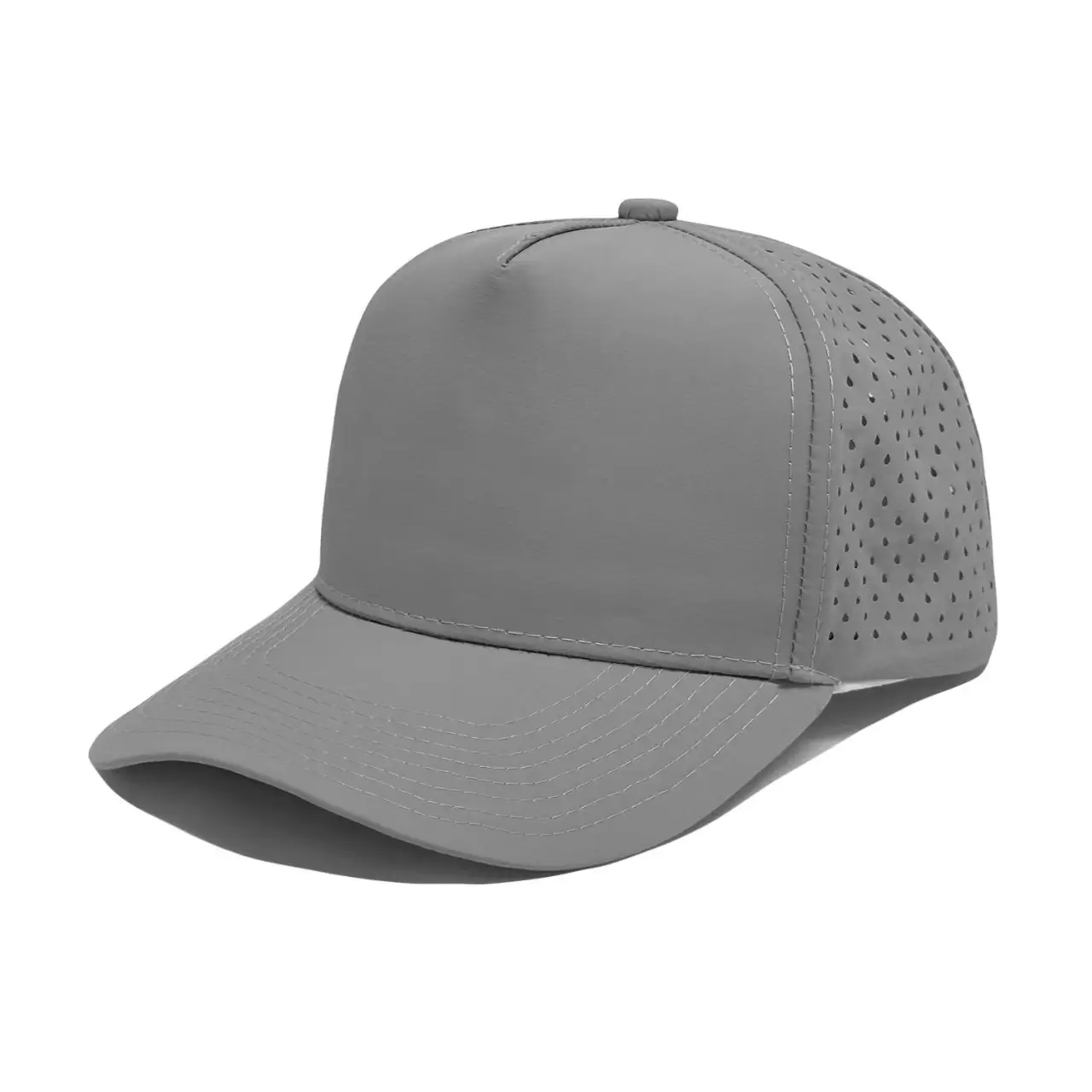 Black Women's Peaked Cap with Mesh Back — feature 12