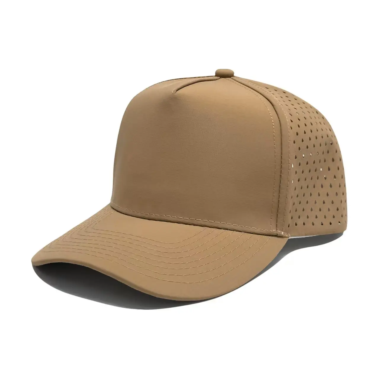 Black Women's Peaked Cap with Mesh Back — feature 13