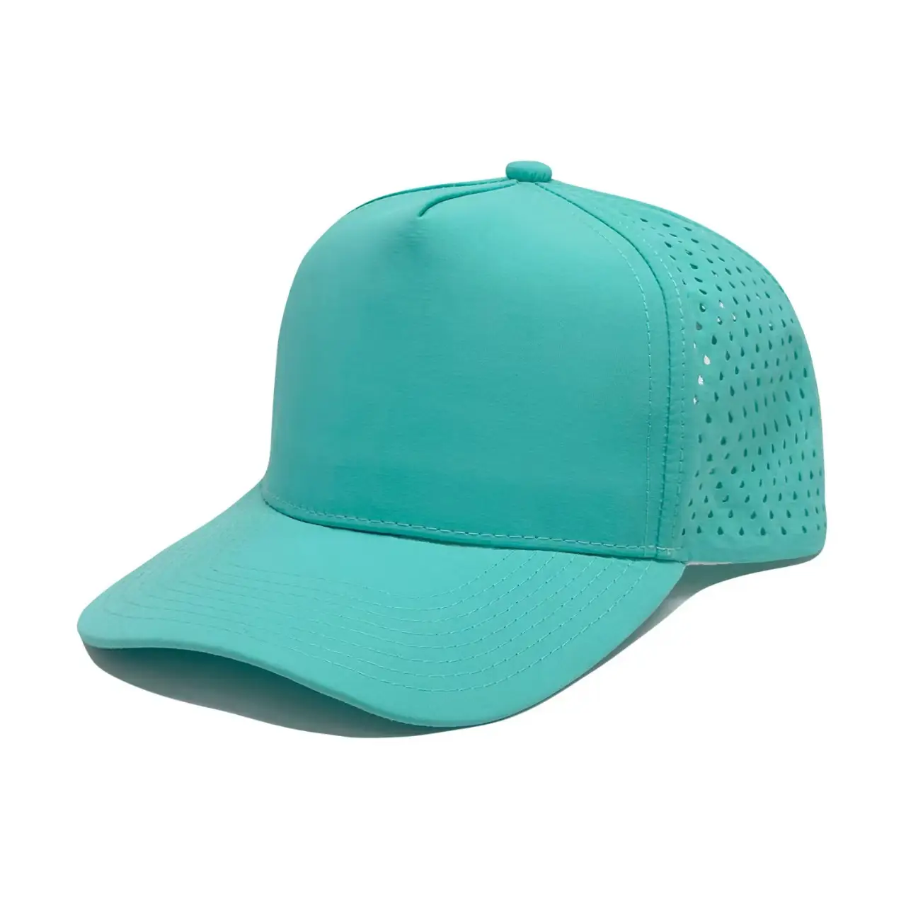 Black Women's Peaked Cap with Mesh Back — feature 4