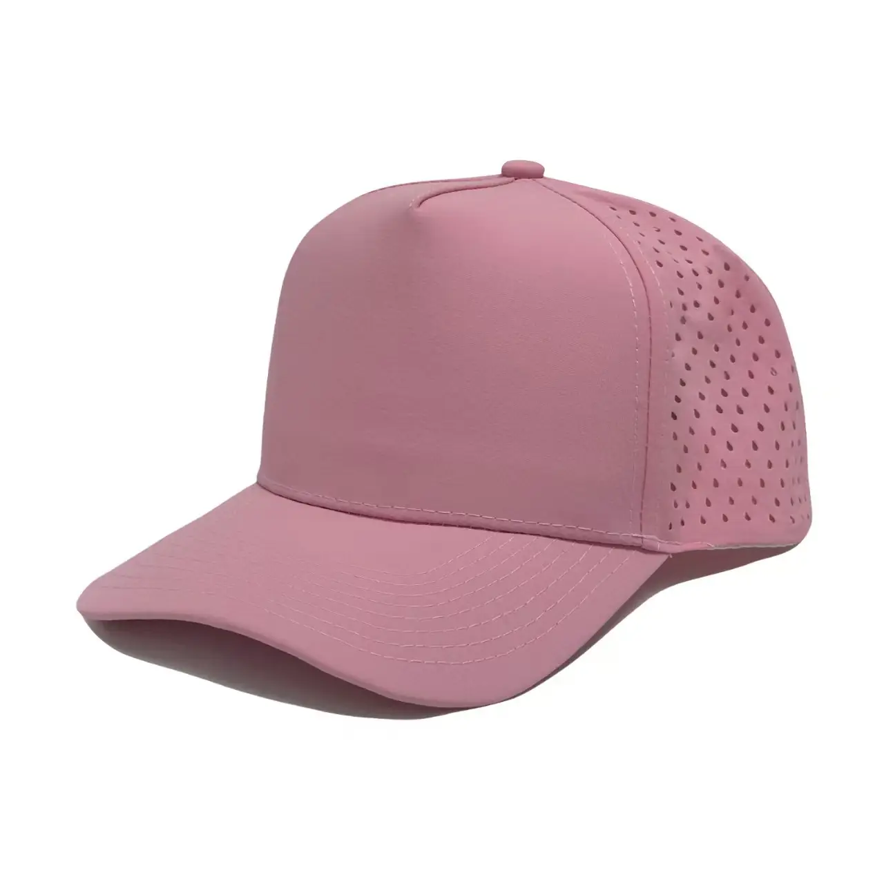 Black Women's Peaked Cap with Mesh Back — feature 5