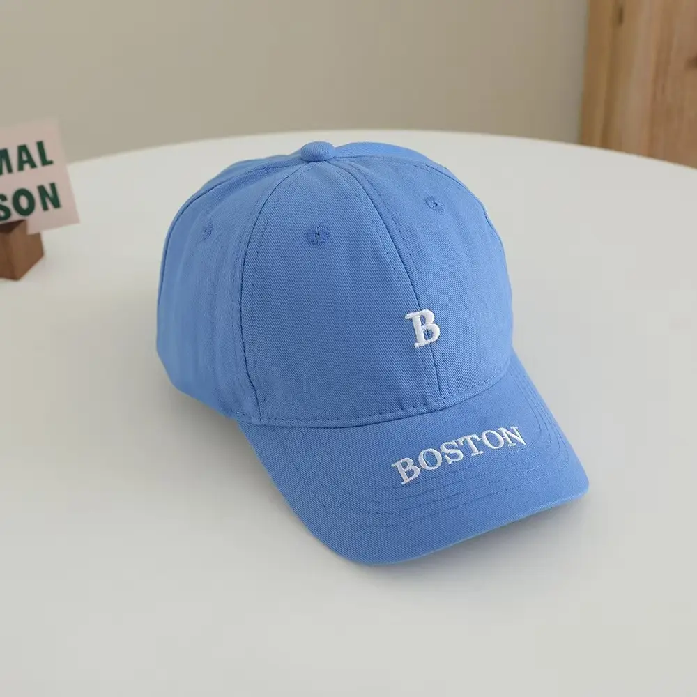 Black Boston B Letter Baseball Cap for Men Women — feature 10