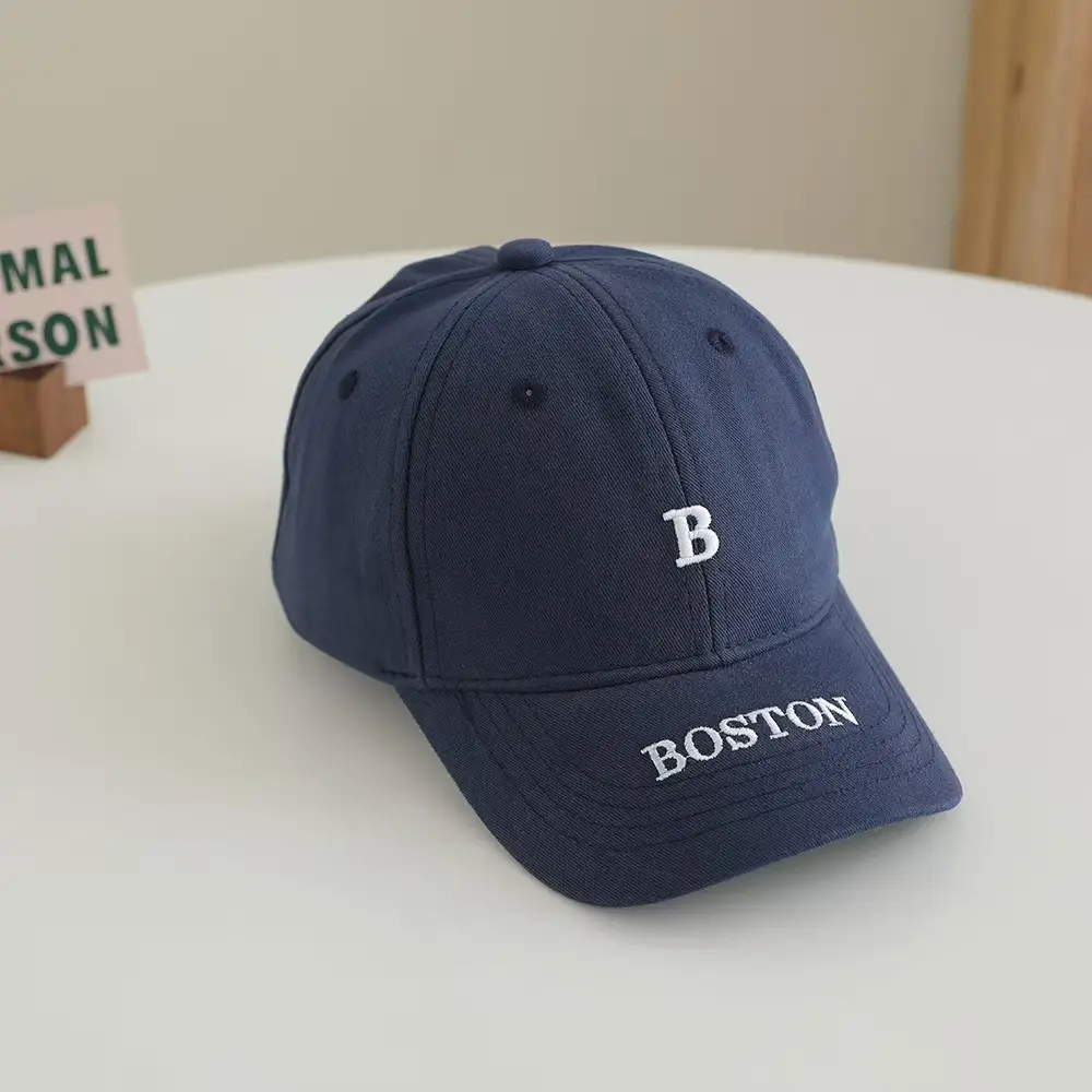 Black Boston B Letter Baseball Cap for Men Women — feature 8