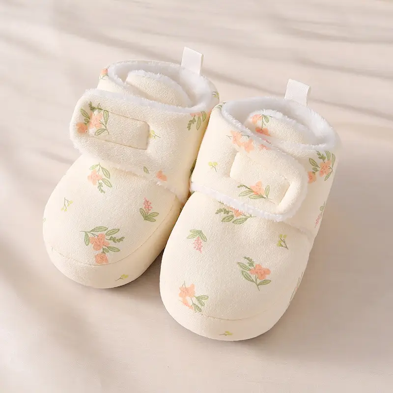 Baby Winter Velvet Shoes 0-6 Months Soft Non-Slip