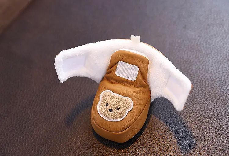 Baby Shoes White Velvet Warm Winter Non-Slip — feature 10