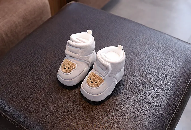 Baby Shoes White Velvet Warm Winter Non-Slip — feature 12