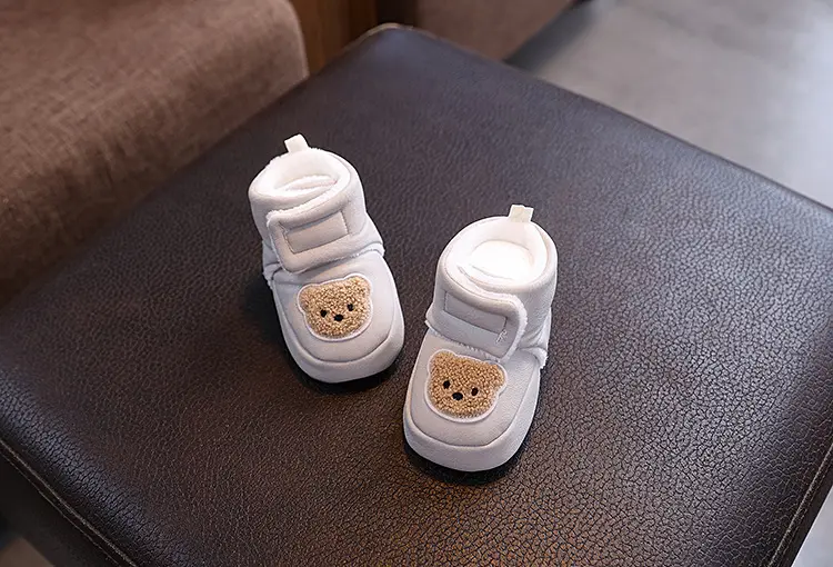 Baby Shoes White Velvet Warm Winter Non-Slip — feature 13