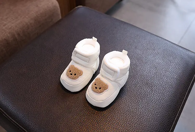 Baby Shoes White Velvet Warm Winter Non-Slip — feature 15
