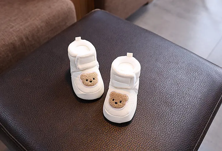 Baby Shoes White Velvet Warm Winter Non-Slip — feature 16