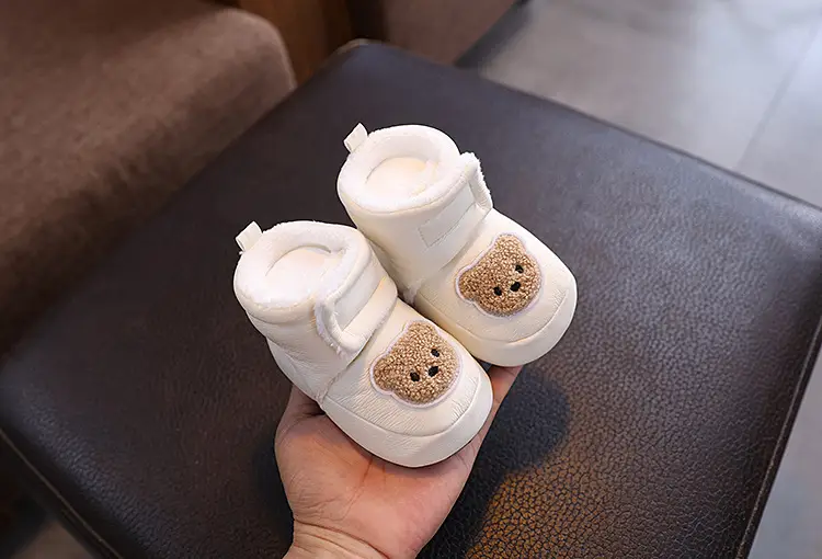 Baby Shoes White Velvet Warm Winter Non-Slip — feature 17