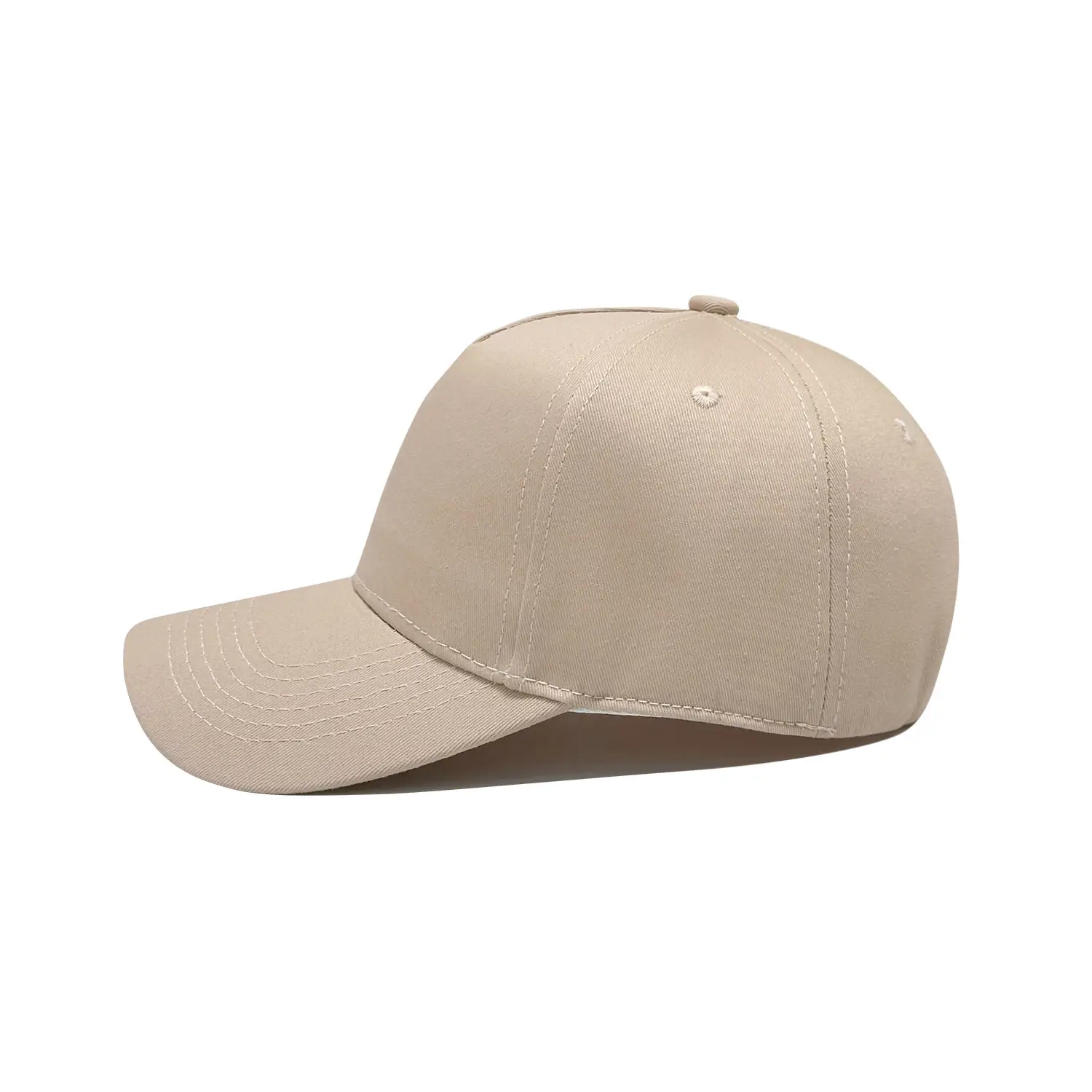 Unisex Beige Baseball Cap 5-Piece Hot Sold - Image 7