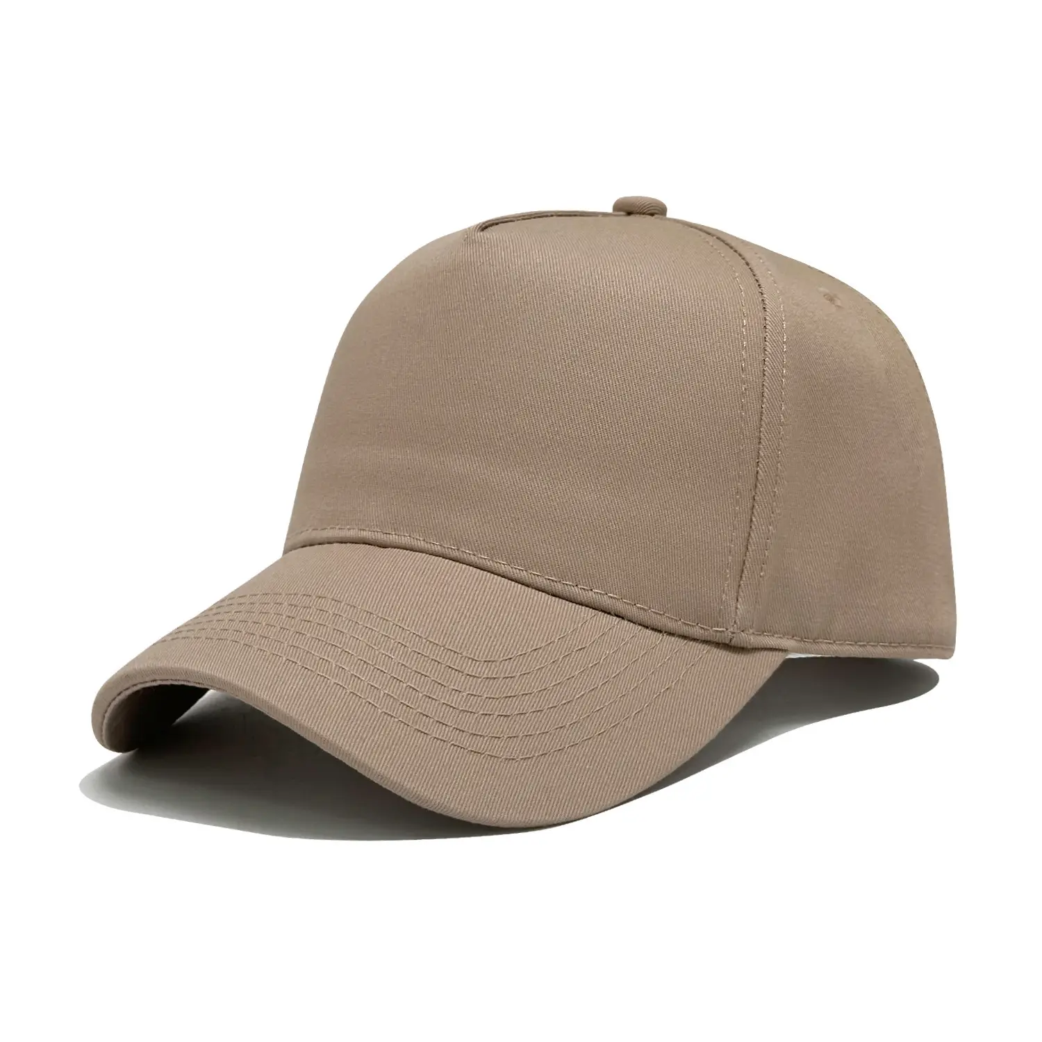 Unisex Beige Baseball Cap 5-Piece Hot Sold - Image 4
