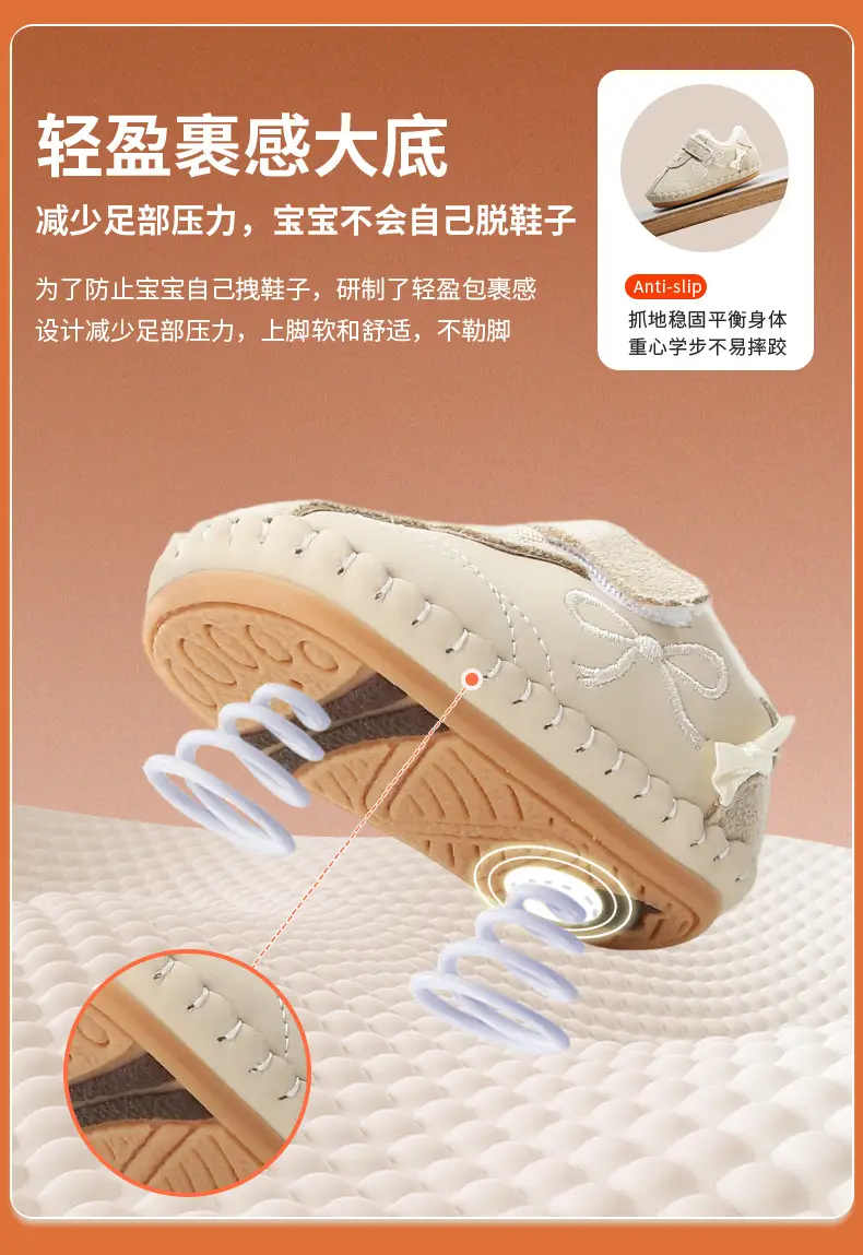 Winter Baby Shoes for 6-12M Fleece Lined Soft Sole — feature 18