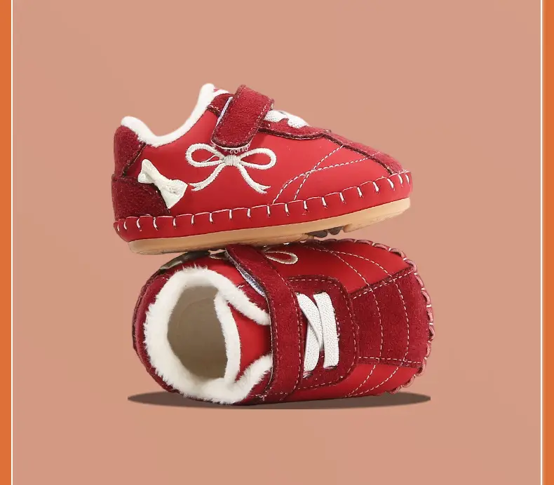 Winter Baby Shoes for 6-12M Fleece Lined Soft Sole — feature 29