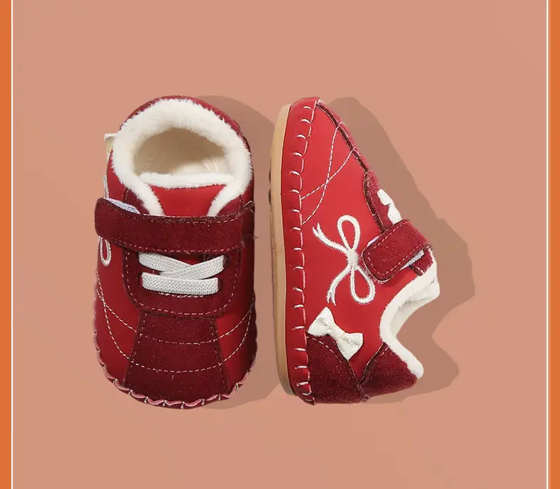 Winter Baby Shoes for 6-12M Fleece Lined Soft Sole — feature 31