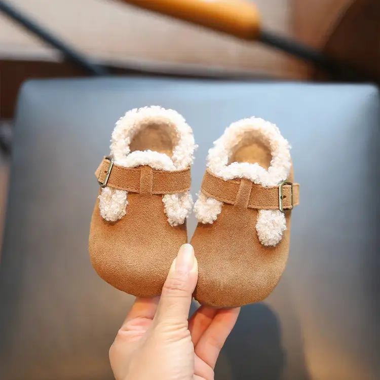 Baby Girl Fleece Lined Birkenstock Winter Shoes