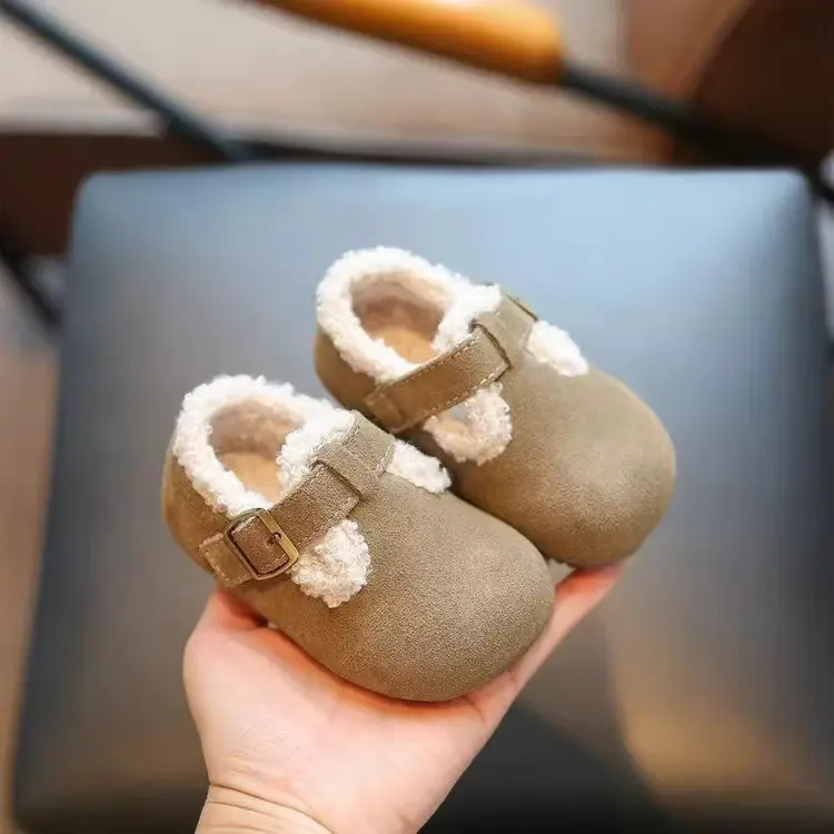 Baby Girl Fleece Lined Birkenstock Winter Shoes — feature 10