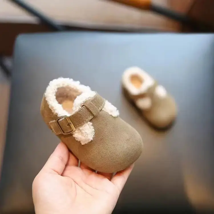 Baby Girl Fleece Lined Birkenstock Winter Shoes — feature 12