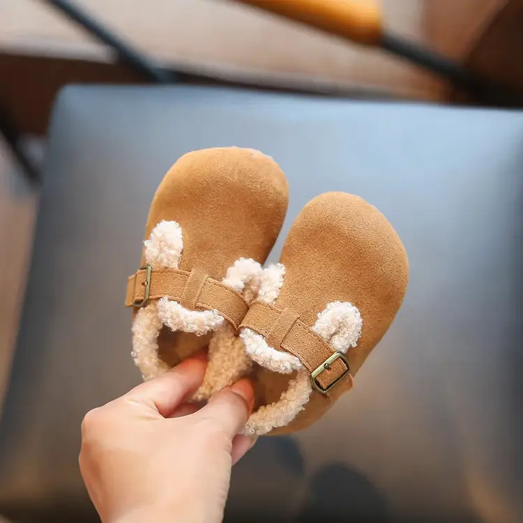 Baby Girl Fleece Lined Birkenstock Winter Shoes — feature 13