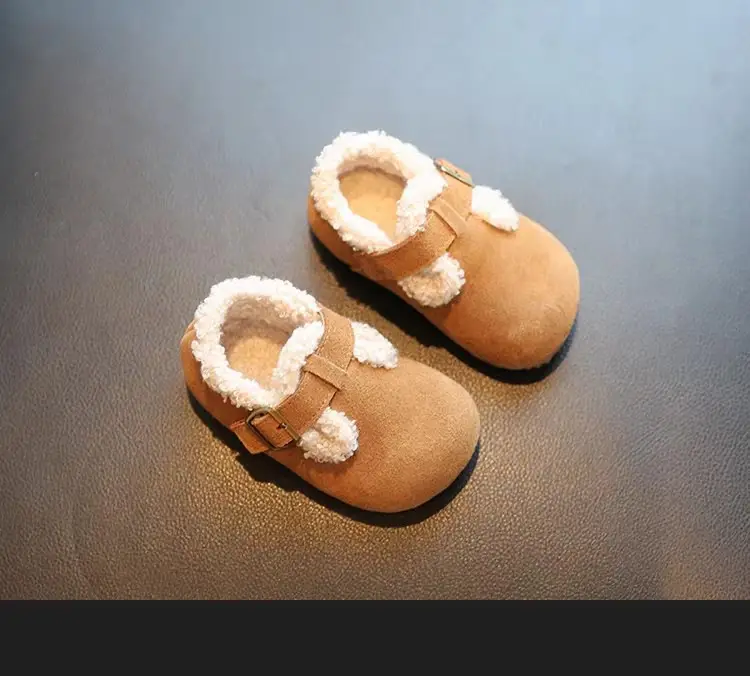 Baby Girl Fleece Lined Birkenstock Winter Shoes — feature 17