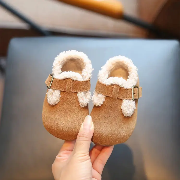 Baby Girl Fleece Lined Birkenstock Winter Shoes — feature 5