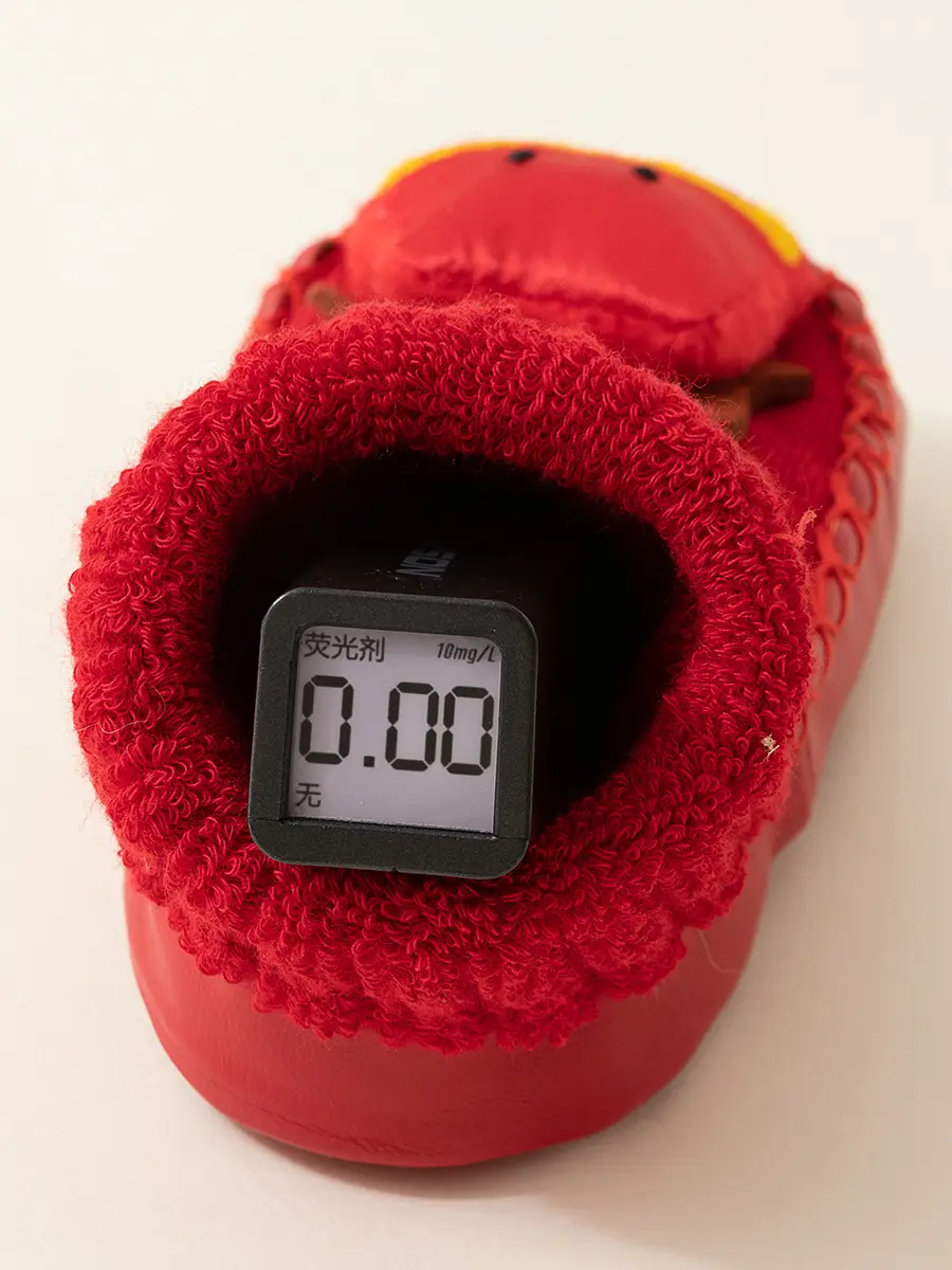 Baby Red New Year Socks for 6-18M Kids Winter Non-Slip - Image 11
