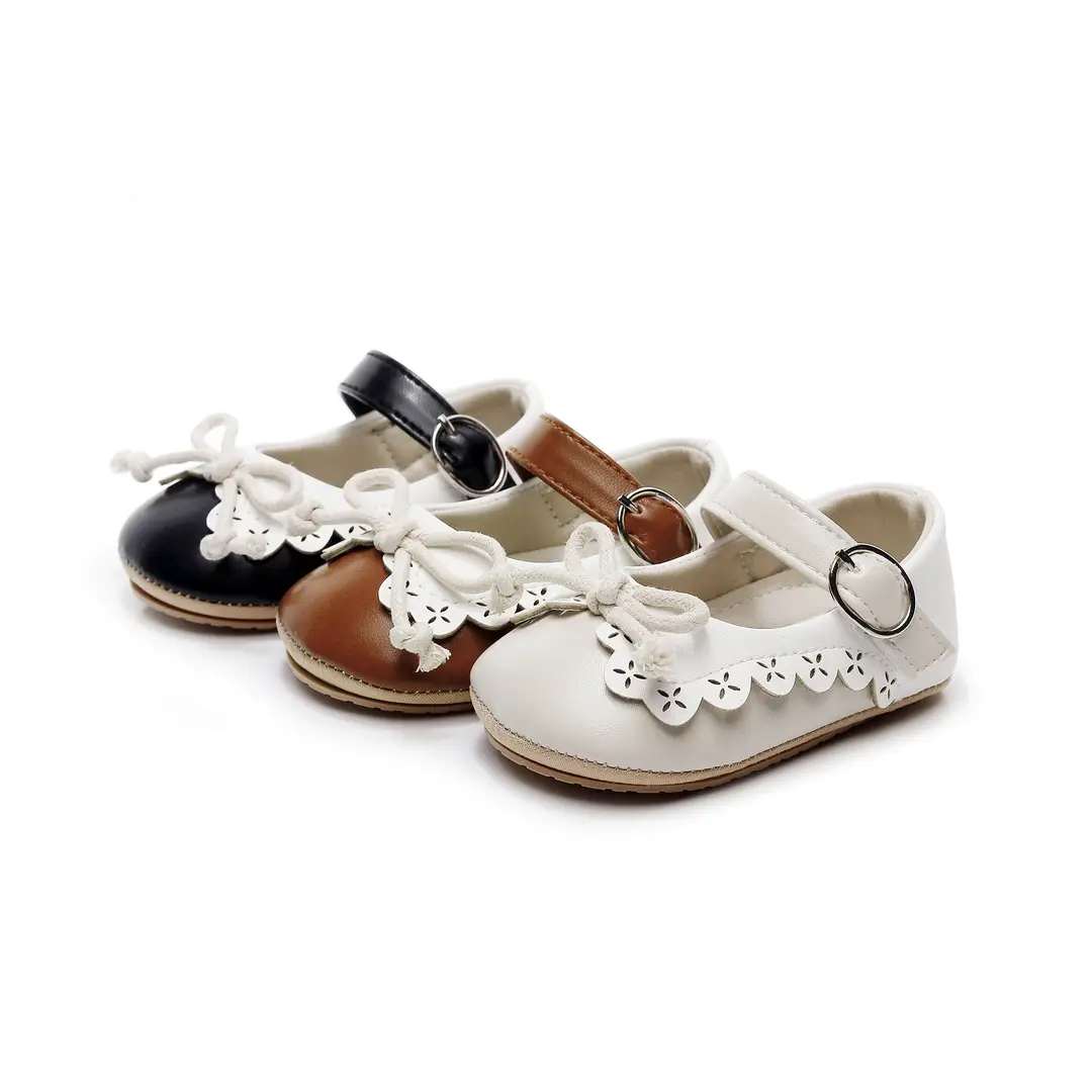 0-1 Year Old Spring and Summer Baby Girl Shoes Indoor Rubber Sole Non-Slip Toddler Shoes Velcro Baby Shoes