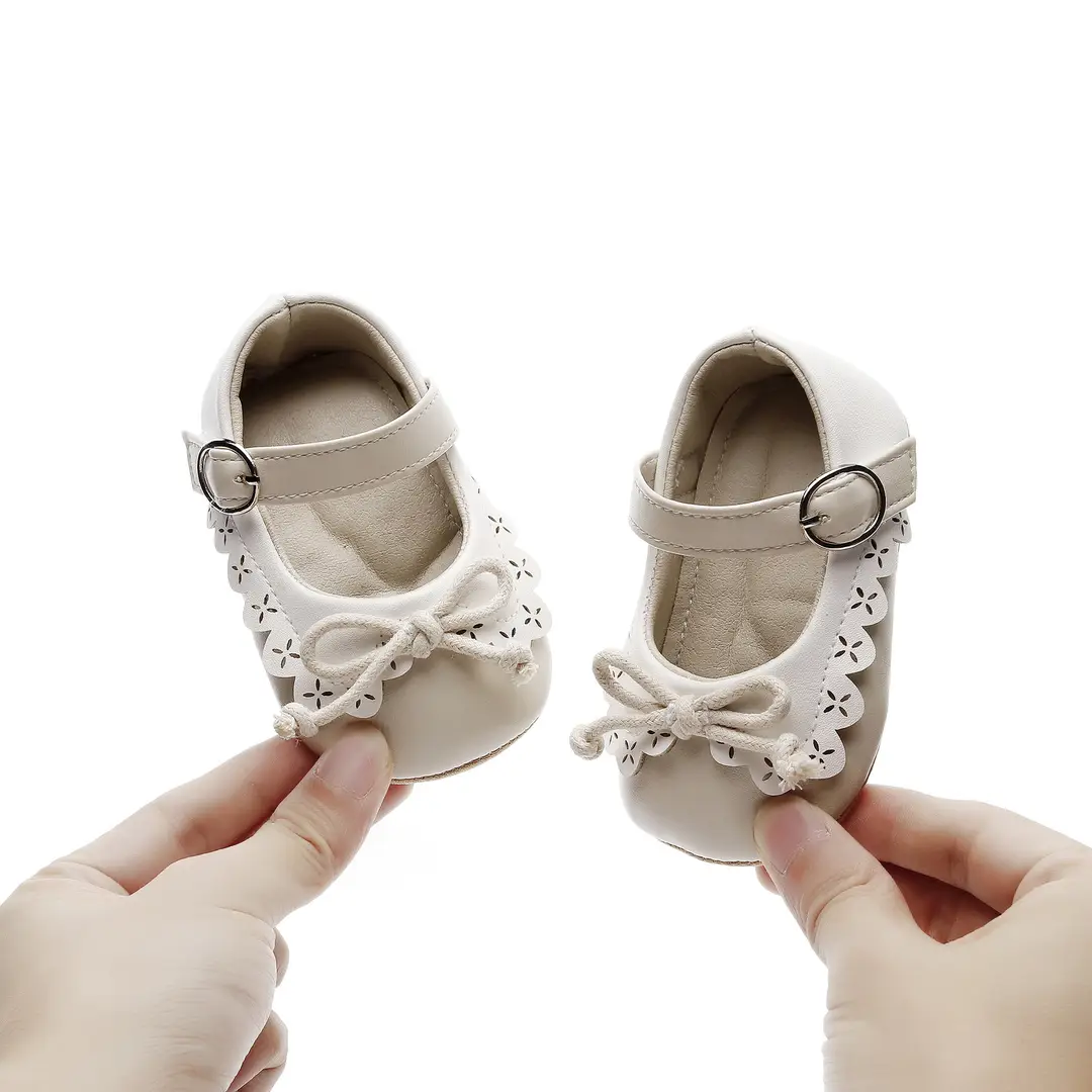 0-1 Year Old Spring and Summer Baby Girl Shoes Indoor Rubber Sole Non-Slip Toddler Shoes Velcro Baby Shoes