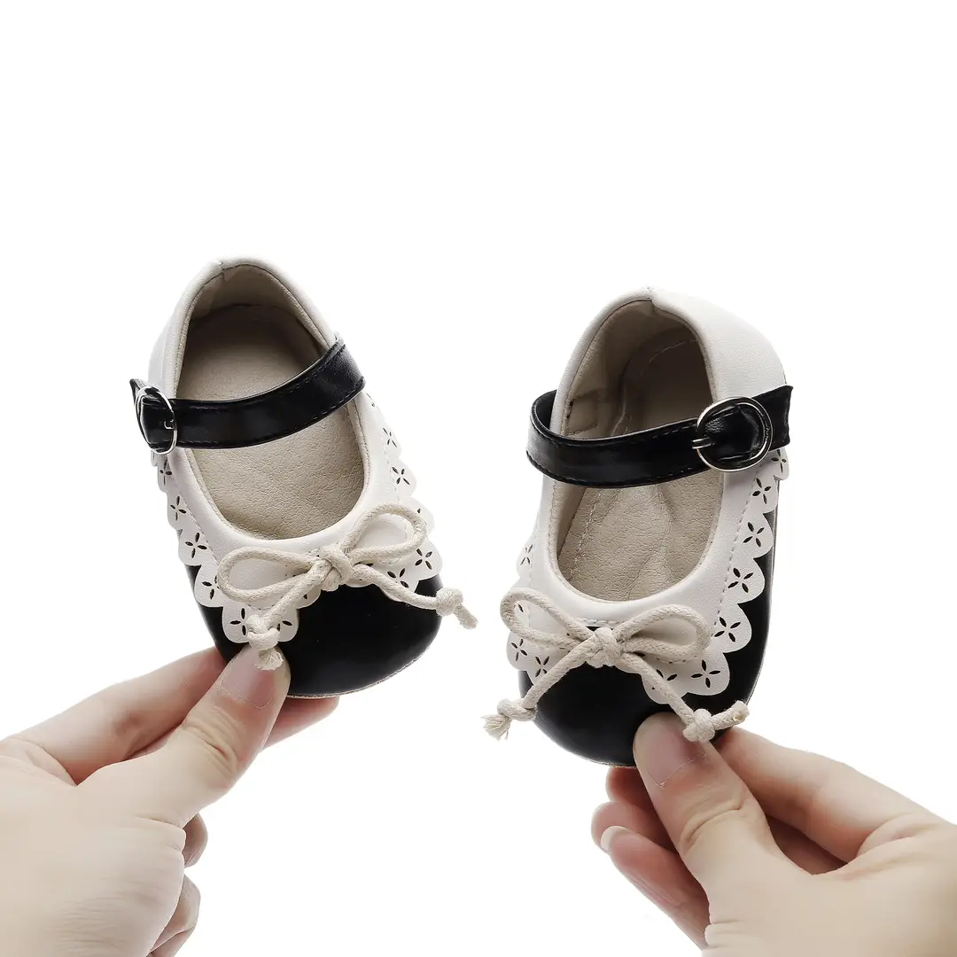 0-1 Year Old Spring and Summer Baby Girl Shoes Indoor Rubber Sole Non-Slip Toddler Shoes Velcro Baby Shoes