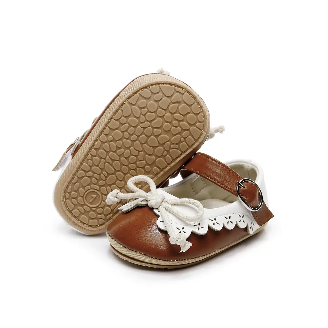 0-1 Year Old Spring and Summer Baby Girl Shoes Indoor Rubber Sole Non-Slip Toddler Shoes Velcro Baby Shoes