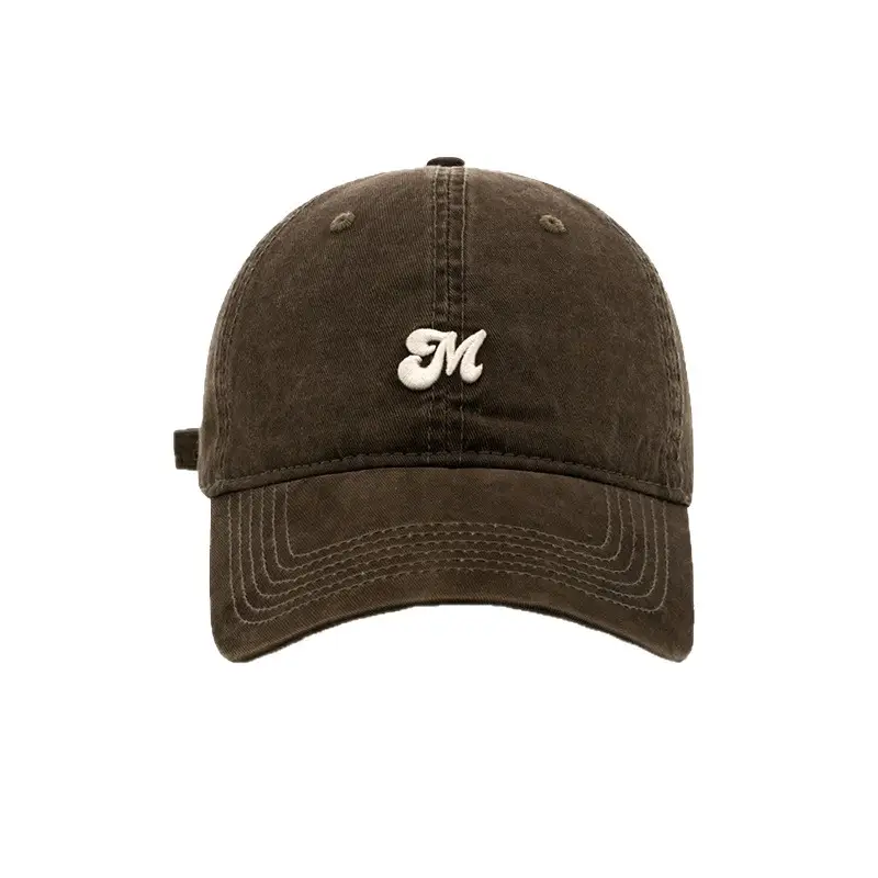 Korean Style Letter Embroidery Sunshade Cap - Image 11