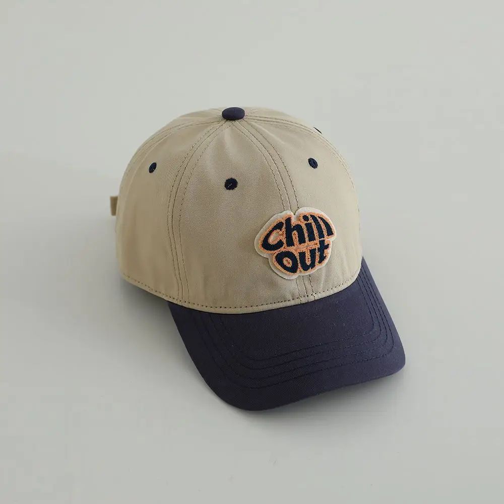 Ins Korean Kids Hats Spring Fall Color Matching Casual Baseball Caps — feature 6