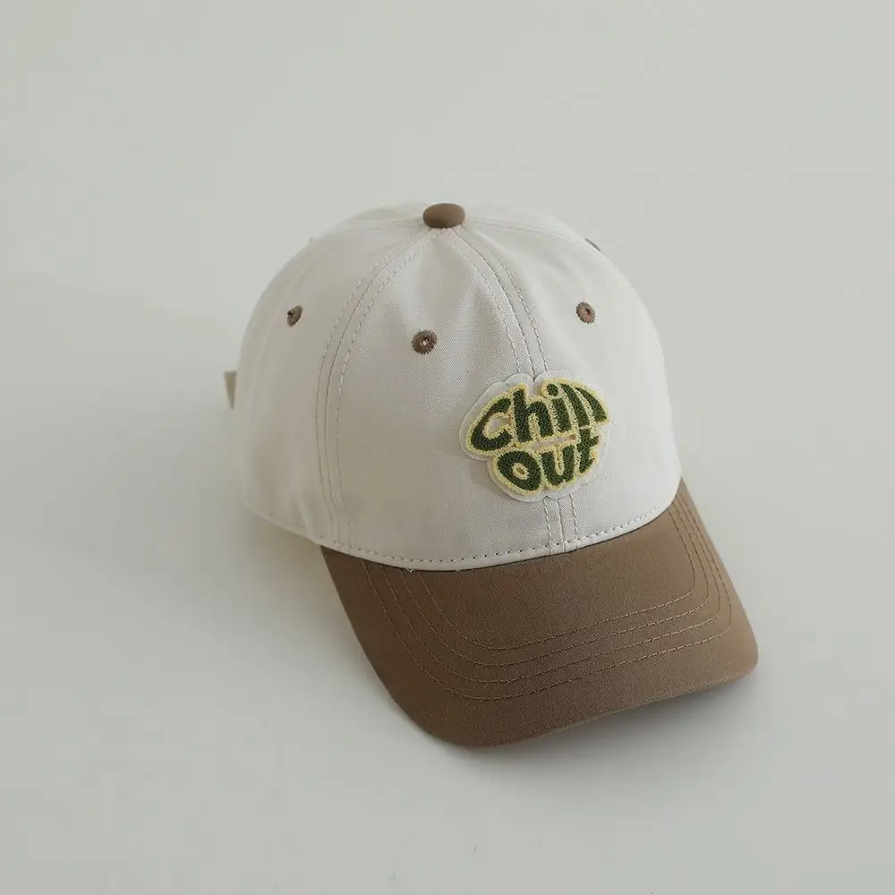 Ins Korean Kids Hats Spring Fall Color Matching Casual Baseball Caps — feature 8