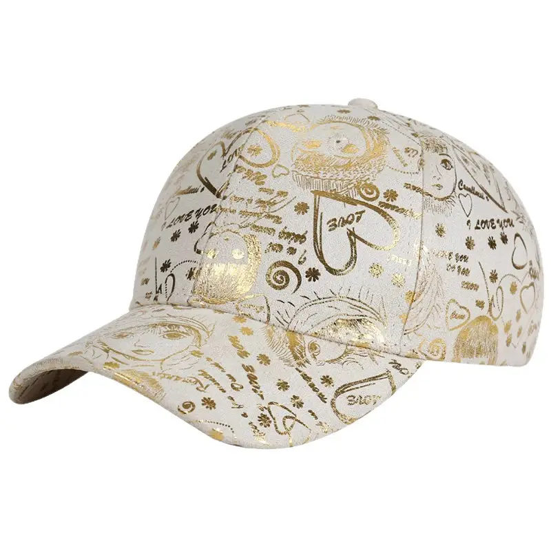 Teal Gold Printed Baseball Cap for Men Women - Image 7