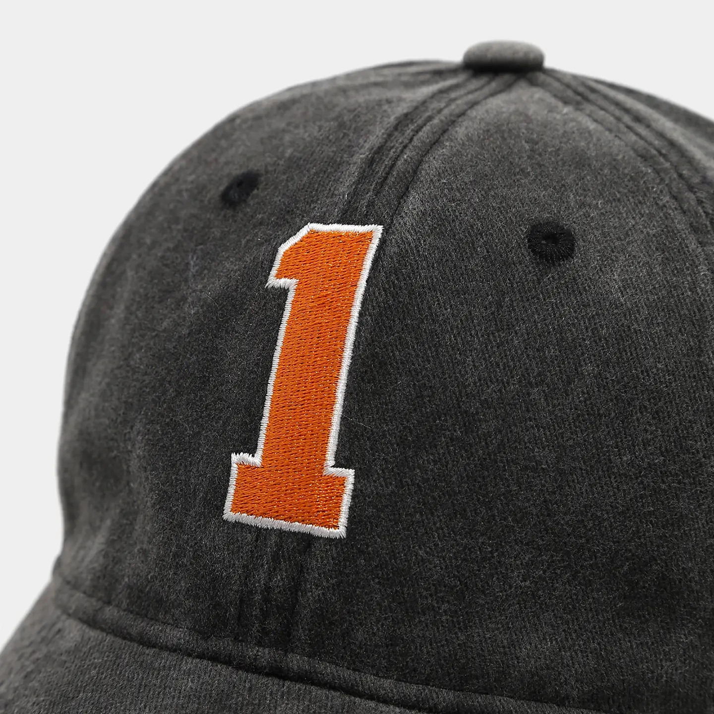 2026 Retro Washed Baseball Cap 10 Number American Embroidery — feature 10