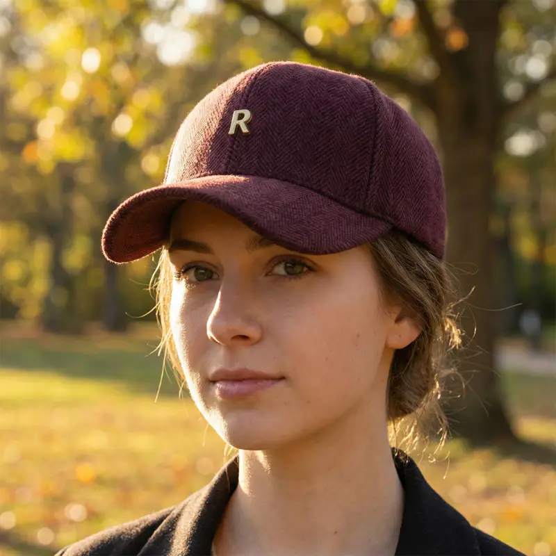 Black Korean Style Baseball Cap with Gold Logo - Image 9