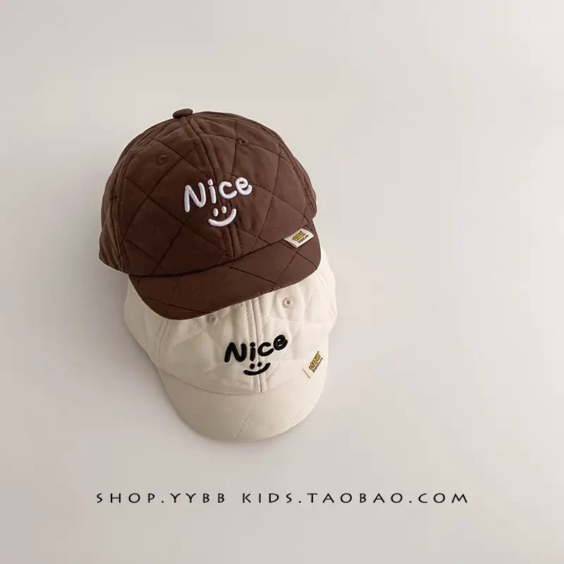 Baby Baseball Cap Warm Cotton Lining Winter