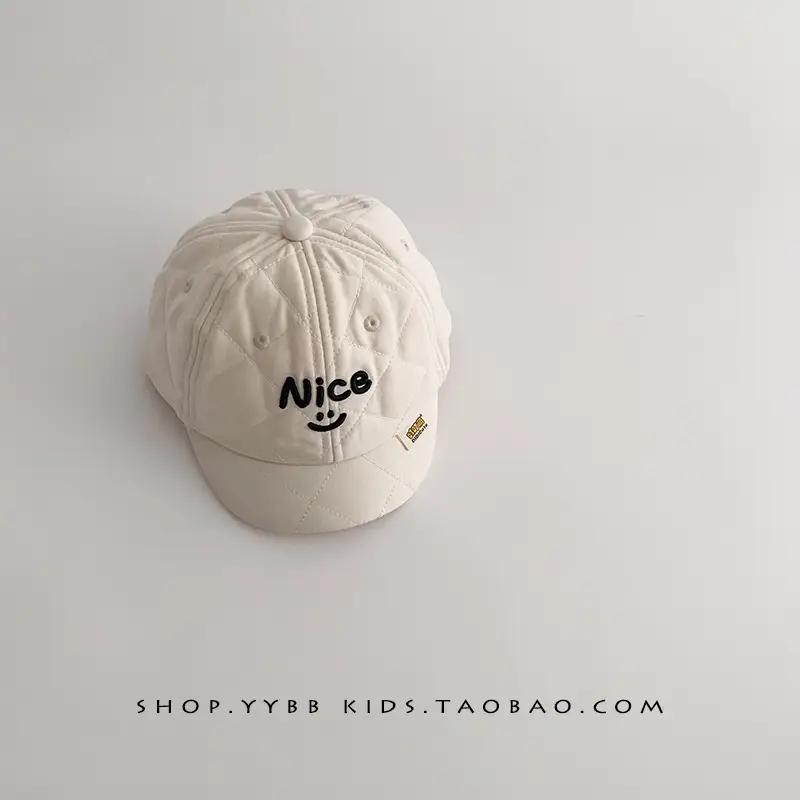 Baby Baseball Cap Warm Cotton Lining Winter