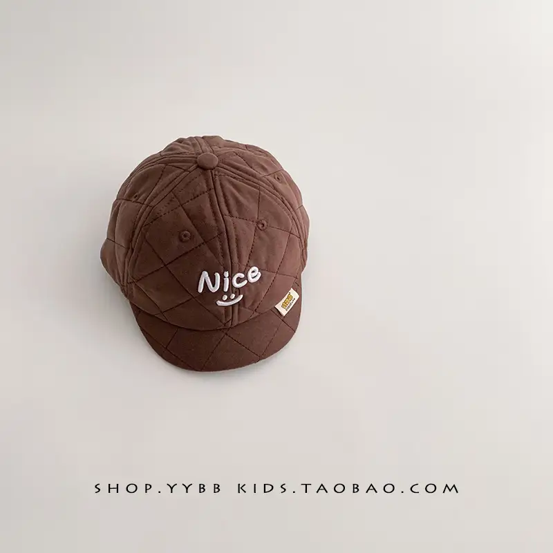 Baby Baseball Cap Warm Cotton Lining Winter