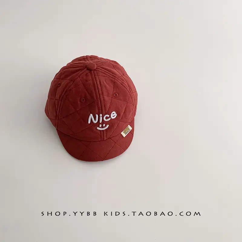 Baby Baseball Cap Warm Cotton Lining Winter
