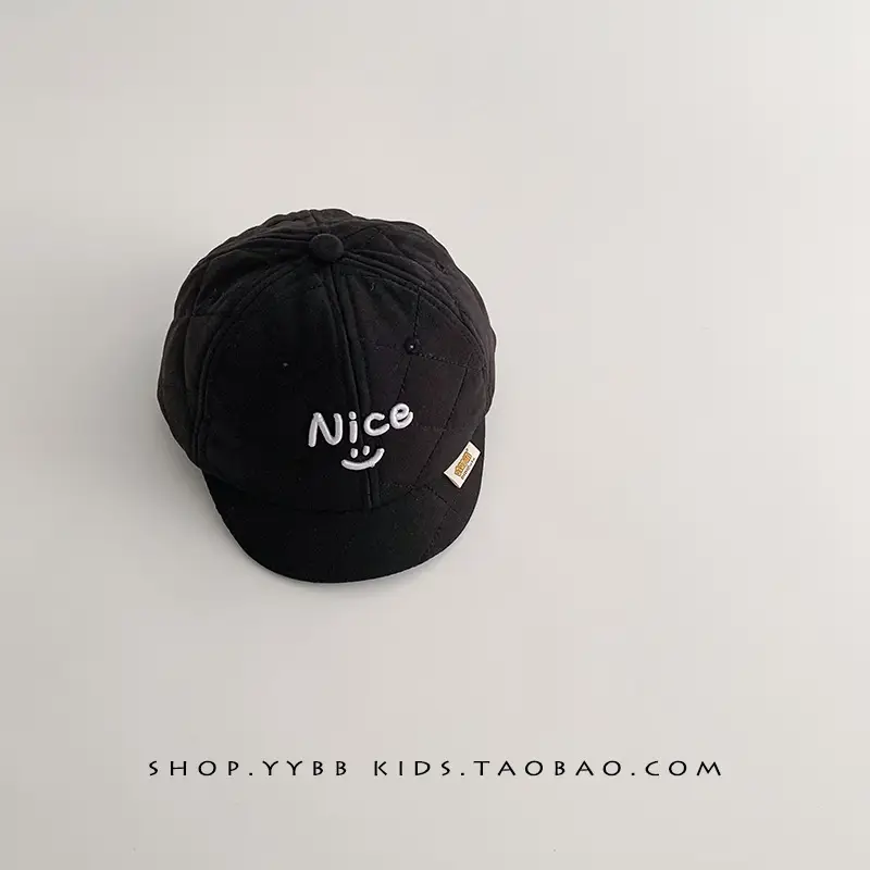 Baby Baseball Cap Warm Cotton Lining Winter