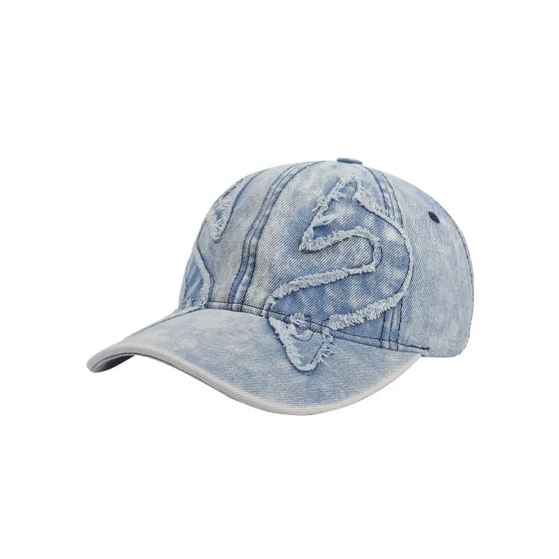 Washed Vintage Denim Baseball Cap for Men Women - Image 11