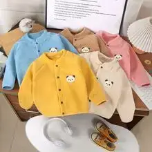 Children's Fleece Zipper Jacket Grey — feature 31
