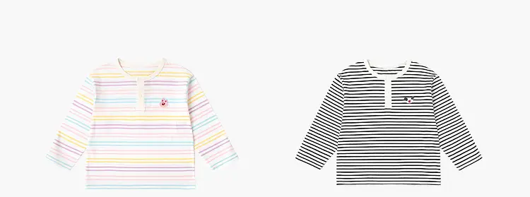 100% Cotton Kids T-Shirt Striped Spring 2026 — feature 10