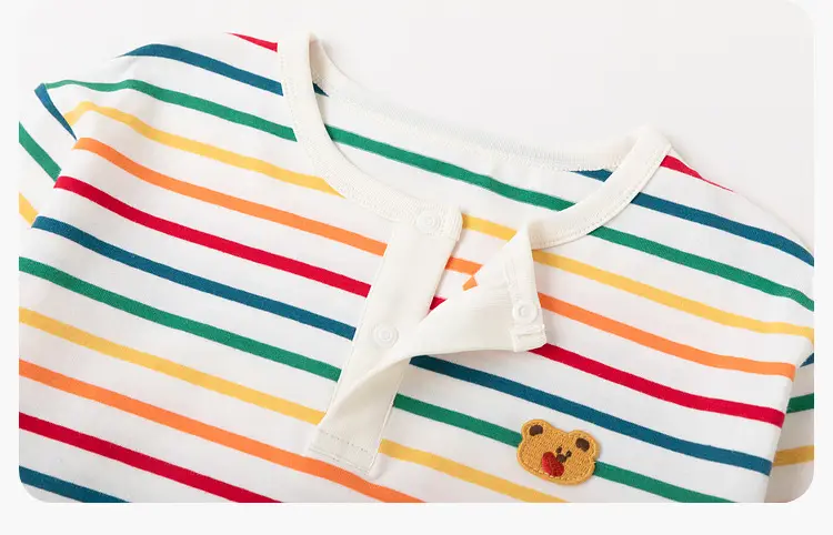 100% Cotton Kids T-Shirt Striped Spring 2026 — feature 20