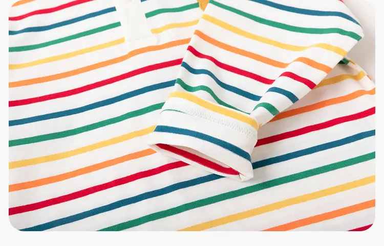 100% Cotton Kids T-Shirt Striped Spring 2026 — feature 23