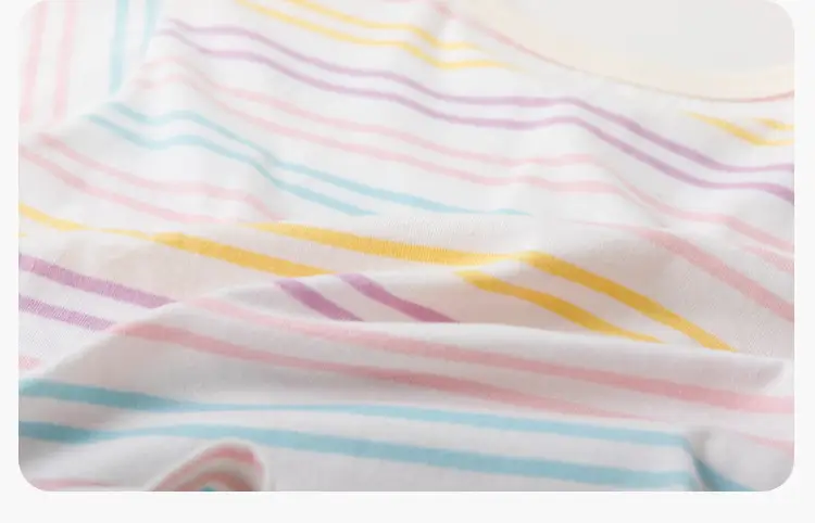 100% Cotton Kids T-Shirt Striped Spring 2026 — feature 29