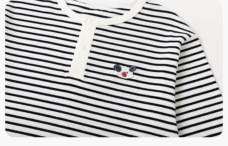 100% Cotton Kids T-Shirt Striped Spring 2026 — feature 30